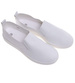 Białe damskie tenisówki slip on /L3-2 18804 W137/