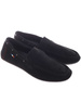 Wsuwane czarne mokasyny męskie /G7-3 16425 S490/