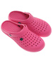 Wodoodporne różowe kryte klapki damskie ażurowe /H2 18645 S185/