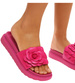 Plażowe różowe klapki damskie /D2-1 17865 S098/