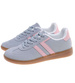 Pastelowe błękitne sneakersy damskie /E3-3 18712 T447/