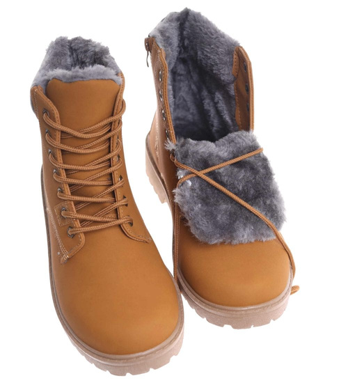 Zimowe buty męskie trapery Camel /G7-1 18615 T544/