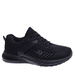 Sznurowane męskie czarne buty sportowe sneakersy /B6-1 14634 S296/