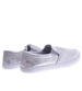 Wsuwane srebrne trampki slip on /G2-3 11195 T108/