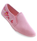 Różowe tenisówki z kwiatowym haftem /F5-2 13410 T149/