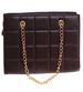 Brązowa torebka kuferek z łańcuszkiem i paskiem /H2 K28 TB672 G195/