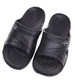 Czarne klapki męskie wodoodporne na basen /D3-1 13263 T192/