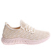 Beżowe wsuwane buty sportowe /A5-2 16142 G181/