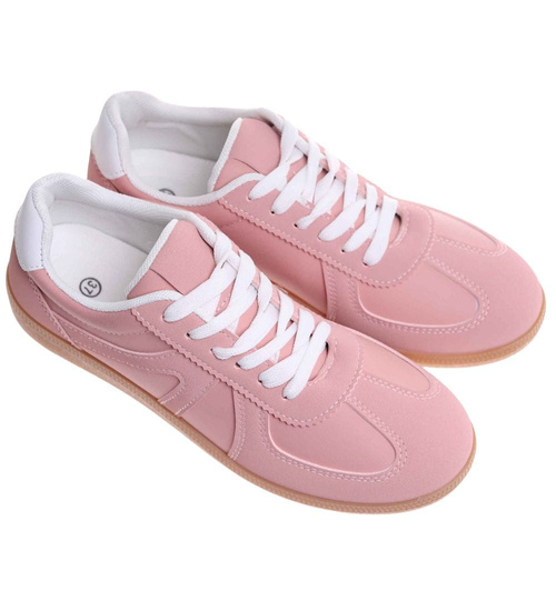 Różowe damskie buty sportowe /C2-2 18227 G122/
