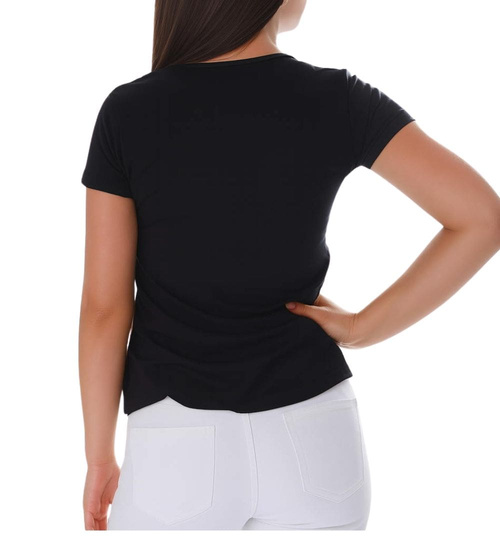 Czarna koszulka bluzka damska /H2-K42 UB951 S0/