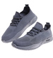 Szare wzuwane męskie buty sportowe /B4-1 18019 T288/