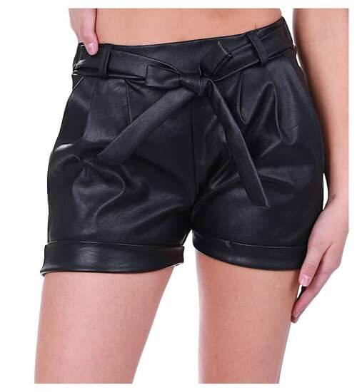 Czarne krótkie spodenki damskie /H2 K23 UB781 S/