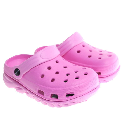 Gumowe klapki dla dziewczynki Różowe ost471