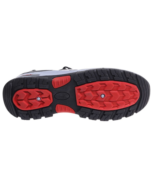 Czarne ocieplane buty sportowe męskie /E10-2 18248 T386/