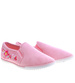 Różowe tenisówki z kwiatowym haftem /F5-2 13410 T149/