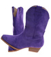Fioletowe botki damskie kowbojki /D1-3 18422 W287/