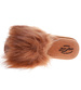 Rude damskie klapki z kudłatym futerkiem Premium /F8-1 11399 S292/