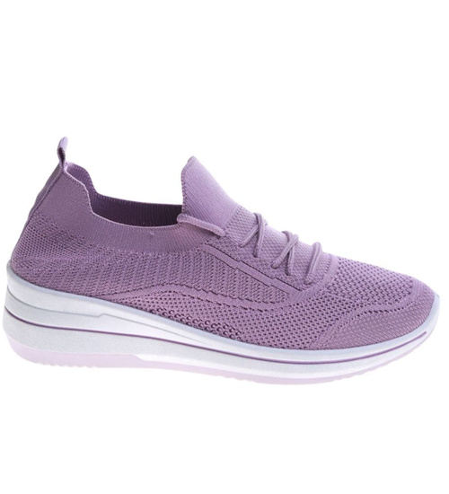 Fioletowe wsuwane buty sportowe /H2 17268 W101/
