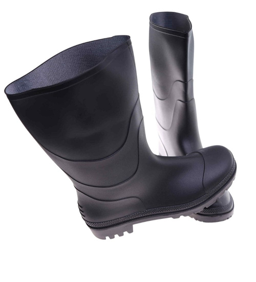 Czarne wysokie kalosze gumiaki /C3-1 18175 T398/