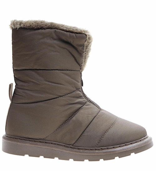 Zielone kozaki śniegowce z futerkiem /G2-2 17012 G284/