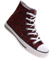 Wysokie bordowe trampki damskie /C1-2 16745 G9-84/
