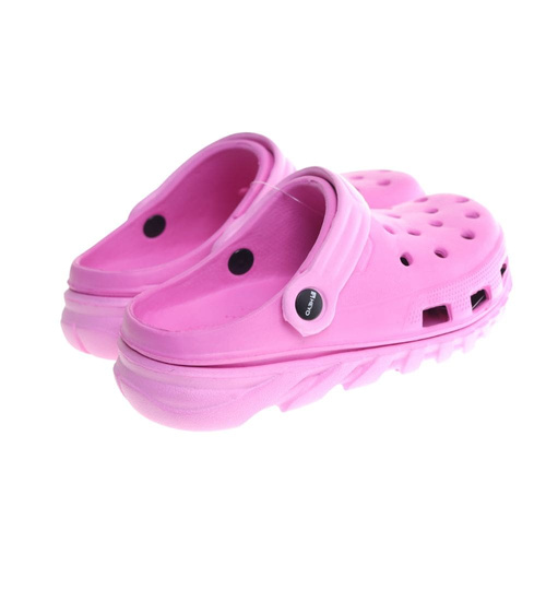 Gumowe klapki dla dziewczynki Różowe ost471