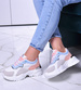 Damskie sneakersy na platformie Pink /G5-3 10623 S498/