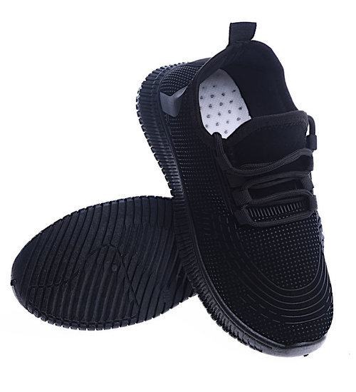 Chłopięce buty sportowe Czarne /F1-1 14162 T283/