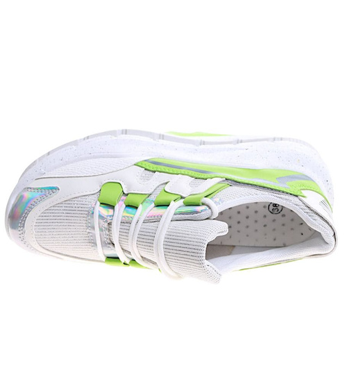 Damskie buty sportowe na platformie /D7-2 7960 S249/