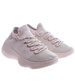 Beżowe buty sportowe na niskim koturnie i platformie /F5-2 13540 T236/