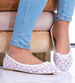 Białe balerinki z koronki /E5-2 16104 T182/