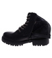 Sznurowane ocieplane botki trapery Czarne /A6-2 18278 W432/
