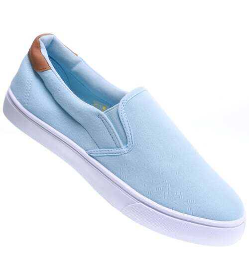 Wsuwane męskie trampki slip on /E6-2 15734 T189/