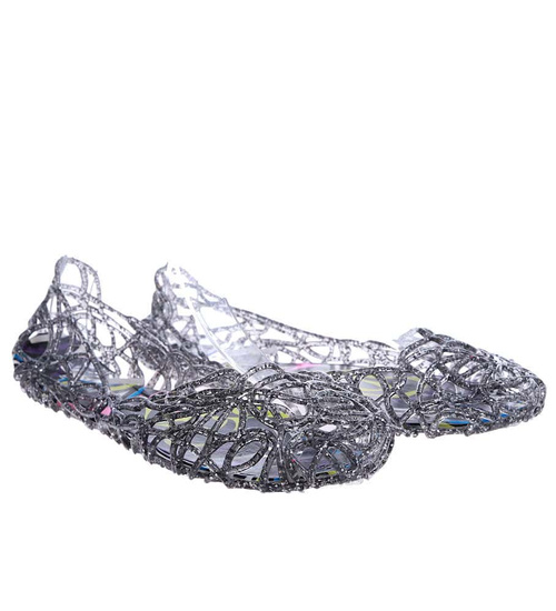 Wodoodporne balerinki meliski Czarne /H2 14576 T890/