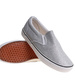 Wsuwane srebrne tenisówki damskie slip on OST417