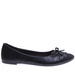 Czarne balerinki z kokardą /F9-2 15653 T10-5/