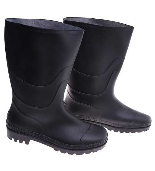 Czarne wysokie kalosze gumiaki /C3-1 18175 T398/
