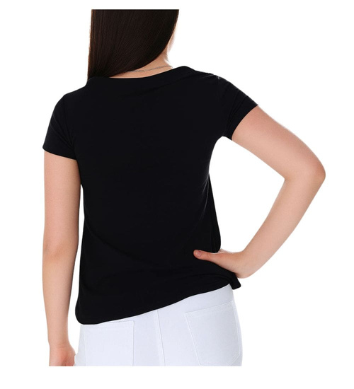 Czarna koszulka bluzka damska /H2-K53 UB962 S0/