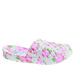 Różowo białe damskie klapki na basen /F5-1 14164 S009/
