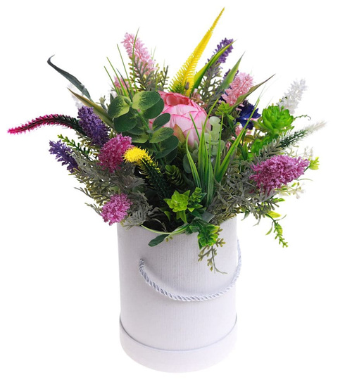 Flower box- kolorowe wrzosy na prezent /FL57 M30/