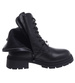 Czarne ocieplane botki trapery /K3-3 18532 W384/