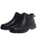 Czarne ocieplane botki męskie z suwakiem /D7-3 18454 T581/