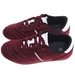 Bordowe sneakersy damskie zamszowe /A10-3 18801 W282/