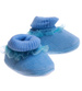 Niebieskie pluszowe kapcie dla niemowląt /H2 17569 MX2-5/