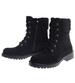 Czarne ocieplane botki workery sznurowane /A10-118576 W386/