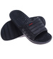 Wodoodporne czarne klapki męskie fakirki /D3-1 17431 T182/