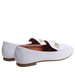 Wsuwane białe baleriny lordsy /C6-3 17198 G18-45/