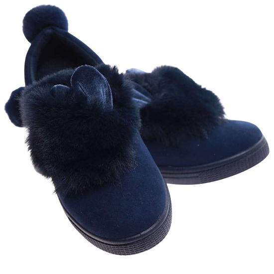 Granatowe dziewczęce tenisówki /E5-3 15768 T4/