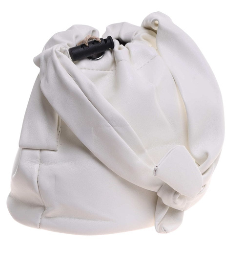 Torebka worek z kokardą Ecru /H2 K24 TB664 G105/