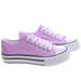 Fioletowe trampki damskie na platformie /A10-3 17464 G230/
